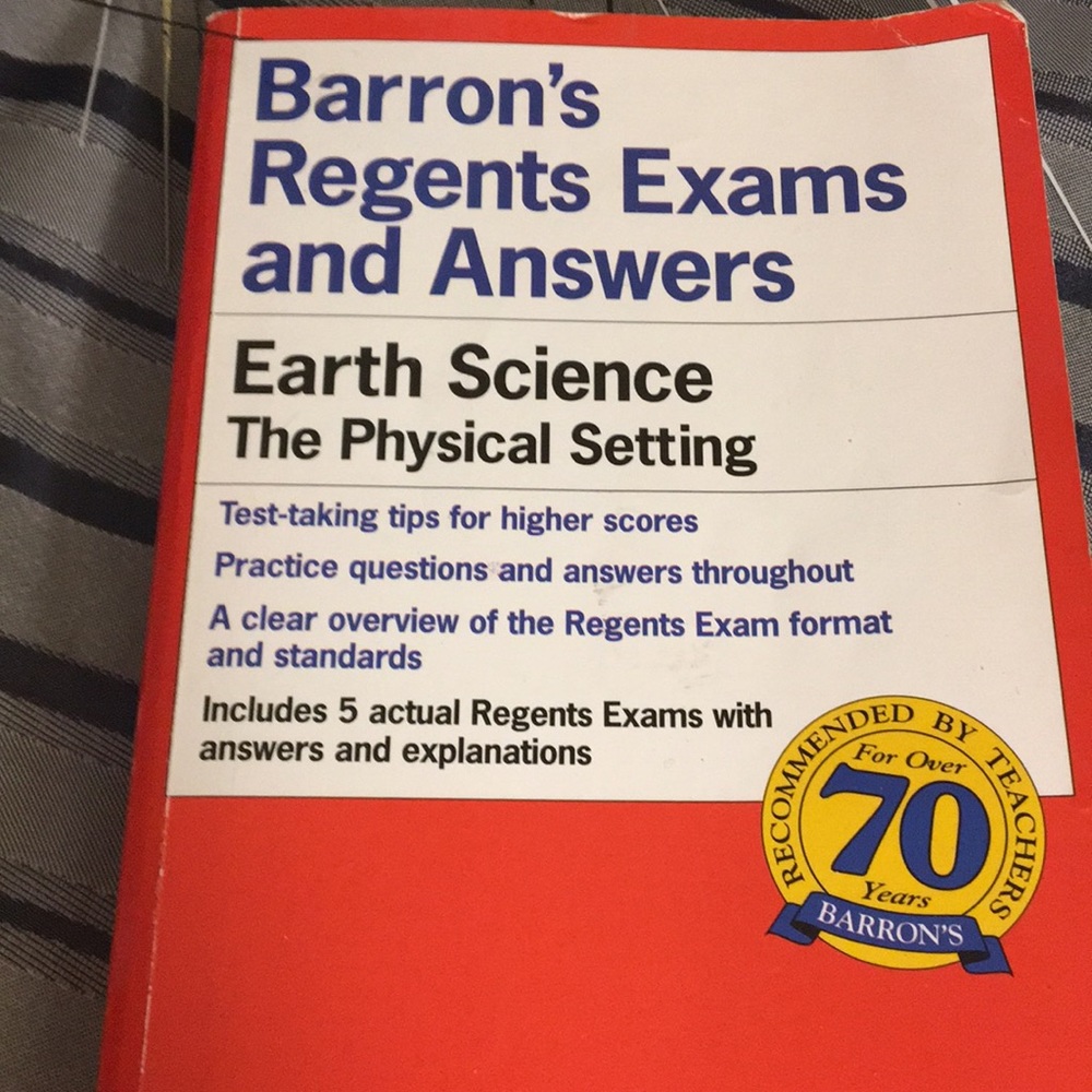 Barrons regents exams and Answers Earth science